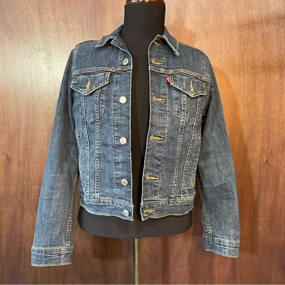 Levi Jean Jacket Dark Wash
